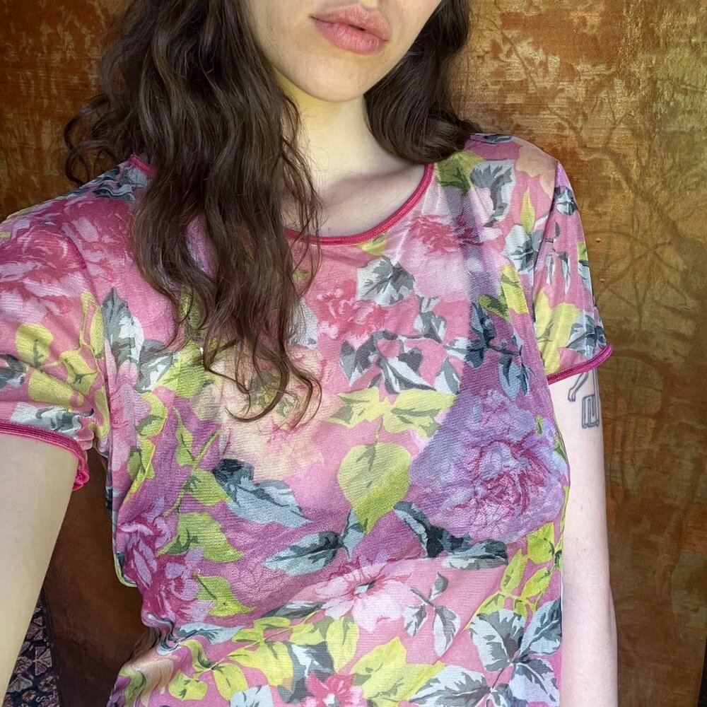 D&G vintage mesh top